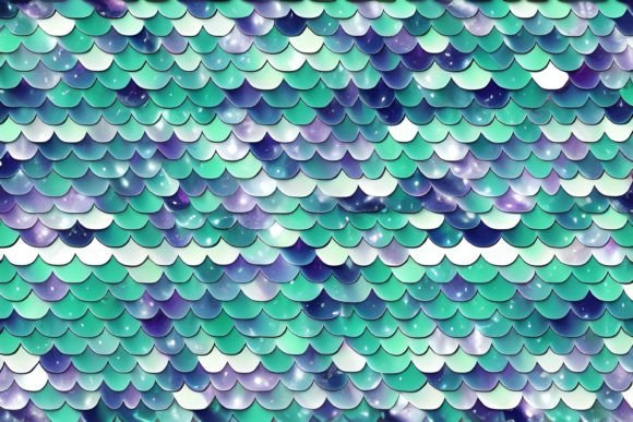 Download Mermaid Scales Digital Paper - Digital paper Collection