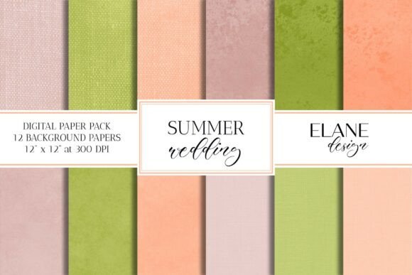 Download Light Summer Colors Digital Paper Pack - Digital paper Collection