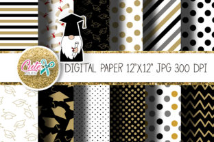 Download Graduation Digital Paper for Crafters - Digital paper Collection