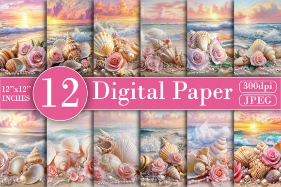 Download Mermaid Mosaic Background Digital Paper - Digital paper Collection