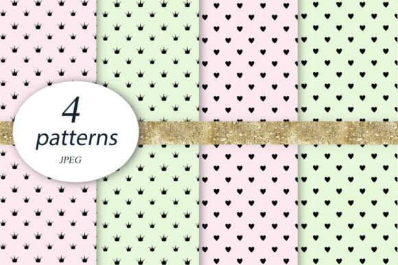 Download Royal Crowns Backgrounds,Hearts Paper - Hearts paper Collection