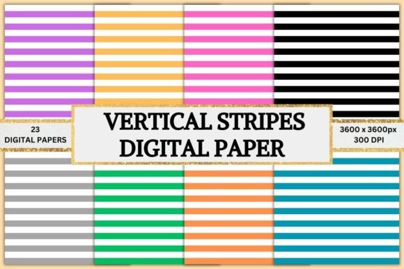 Download Vertical Stripes Digital Papers - Digital paper Collection