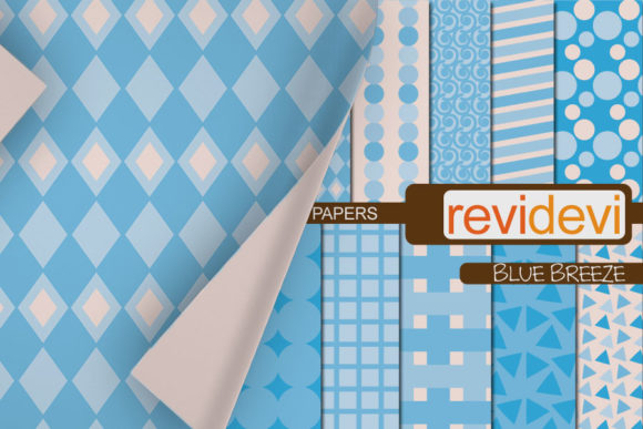 Download Winter Blue Digital Papers - Digital paper Collection