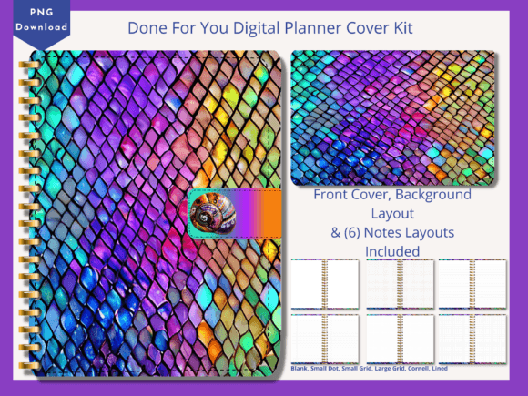 Download Digital Cover Kit - Mermaid Scales Shell - Mermaid Collection