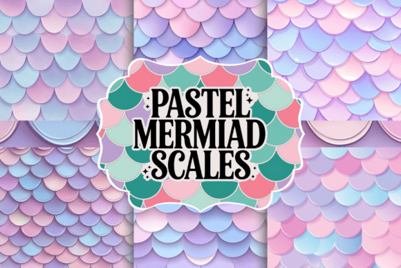 Download Pastel Mermaid Scales - Mermaid Collection