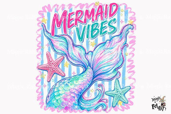 Download Mermaid Tail Summer Vibes PNG - Mermaid Collection