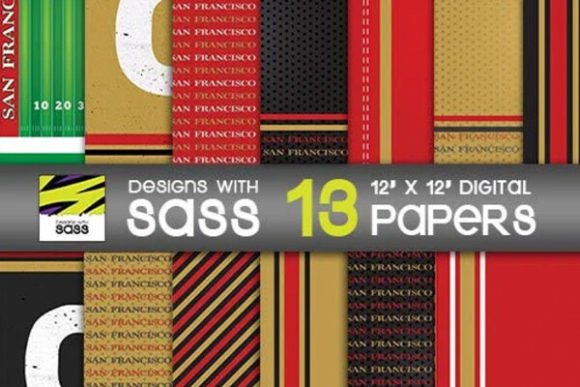 Download San Francisco Football Digital Papers - Digital paper Collection