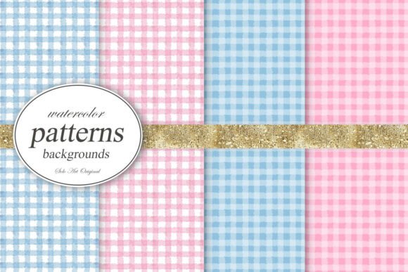 Download Gingham Backgrounds Digital Papers - Digital paper Collection