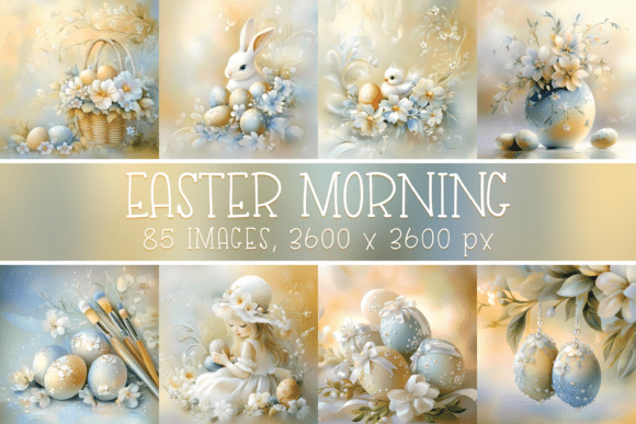 Download Pastel Easter Digital Papers Bundle - Digital paper Collection