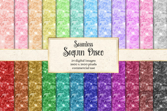 Download Sequin Disco Digital Paper - Digital paper Collection
