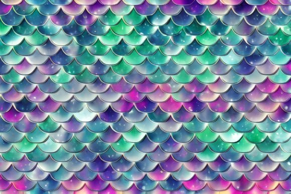 Download Mermaid Scales Digital Paper - Digital paper Collection